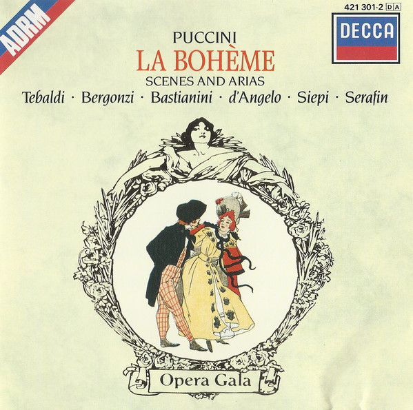 Giacomo Puccini, Renata Tebaldi, Carlo Bergonzi, Ettore Bastianini ...